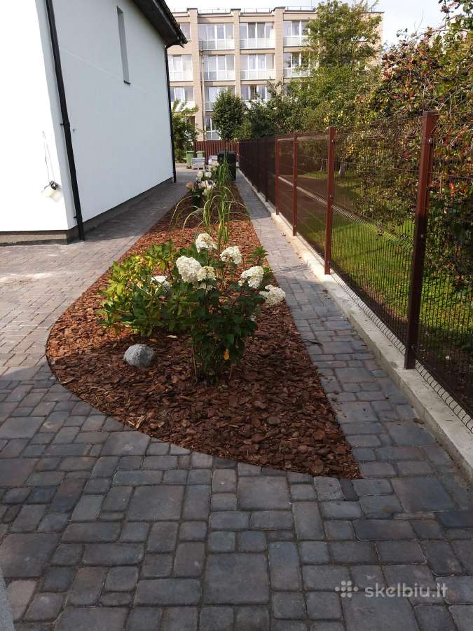 Trinkeliu klojimas, tvoros tverimas, pamatai - nuotraukos Nr. 6