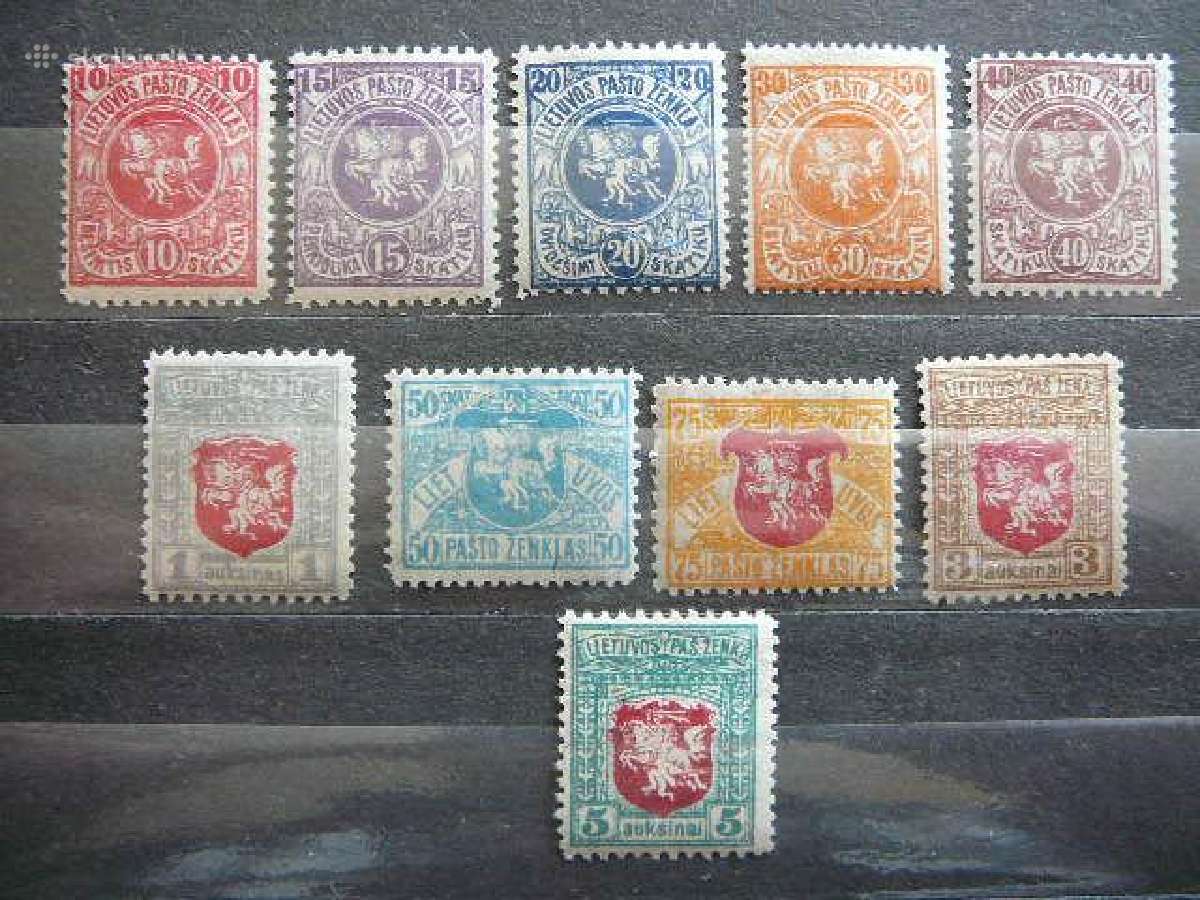 Lietuva 1919 II Berlyno laida Arkliai lit30/9sp