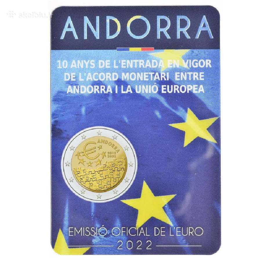 Andoros proginės ir apyvartinės monetos - nuotraukos Nr. 8
