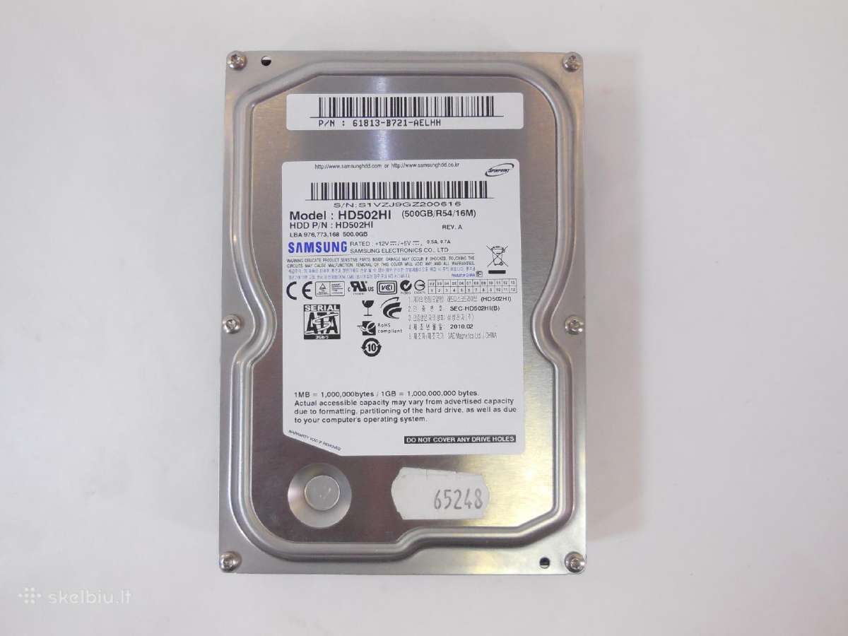 Sata 500gb 3,5 colio + - W11/10