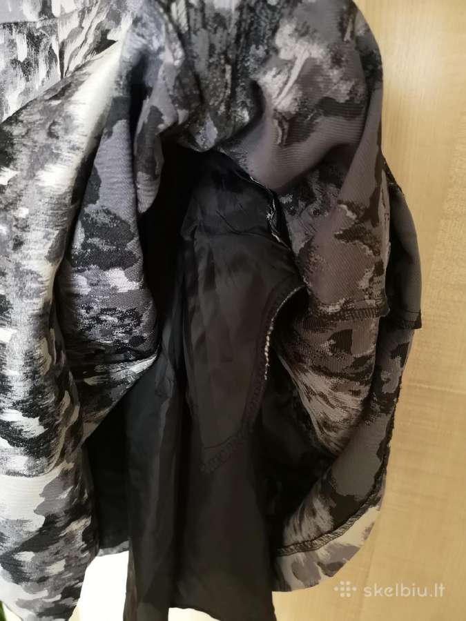 H&m pilka marga proginė suknelė su kišenėmis - nuotraukos Nr. 6