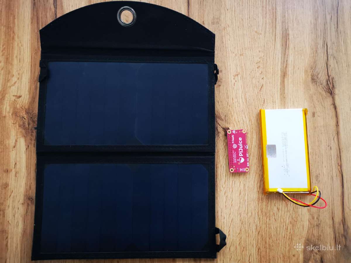 Pijuice Zero + 12000mah +12w saulės elementas