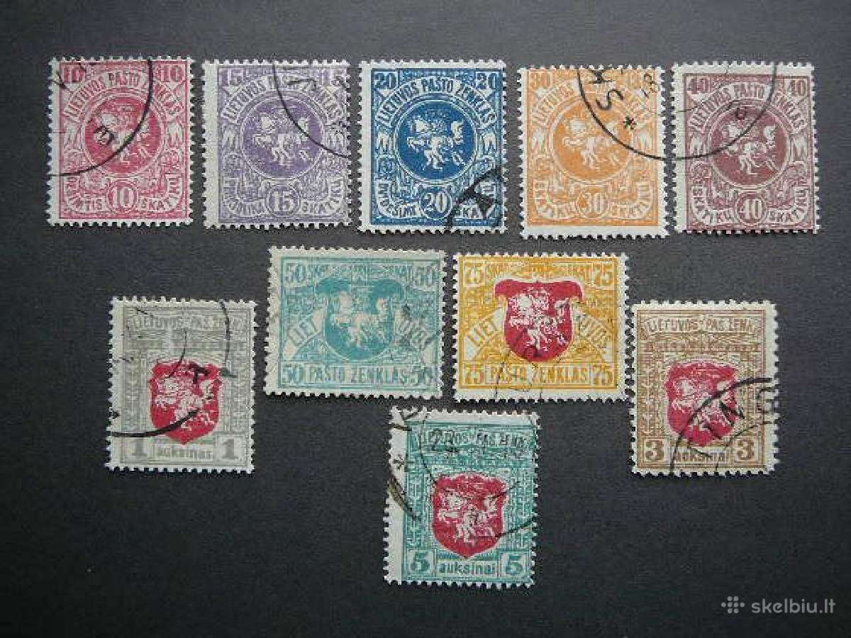 Lietuva 1919 III Berlyno laida Arkliai lit40/9a