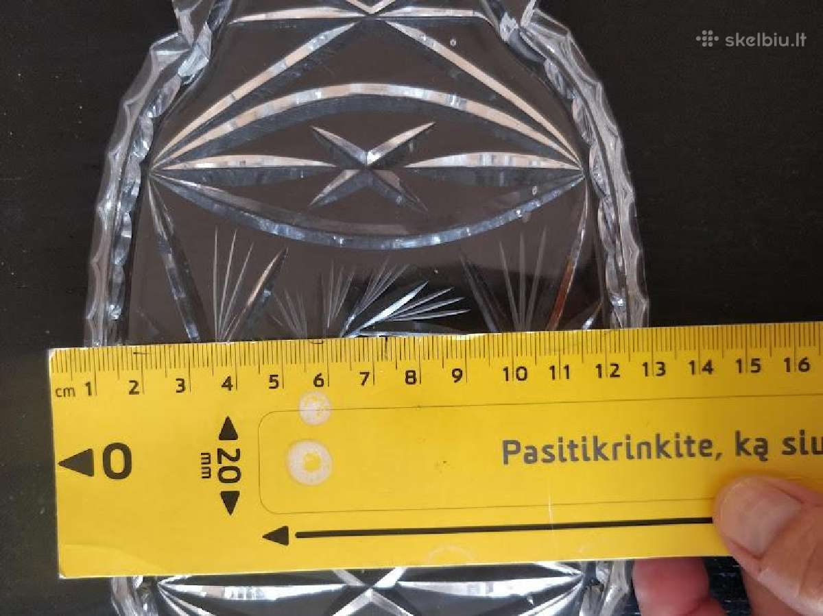 Krikštolinis padėkliukas - nuotraukos Nr. 6