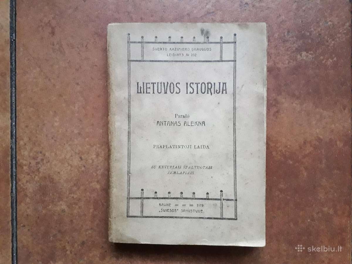 Antanas Alekna "Lietuvos istorija" 1919 metai