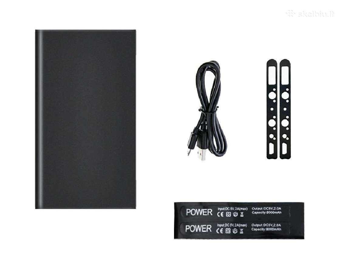 Nešiojama baterija (powerbank) su slapta kamera - nuotraukos Nr. 2