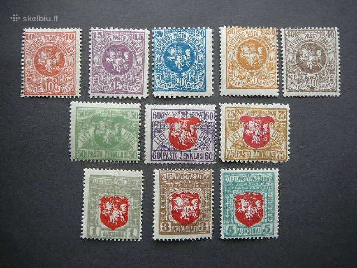 Lietuva 1919 Iv Berlyno laida Arkliai lit50/60s
