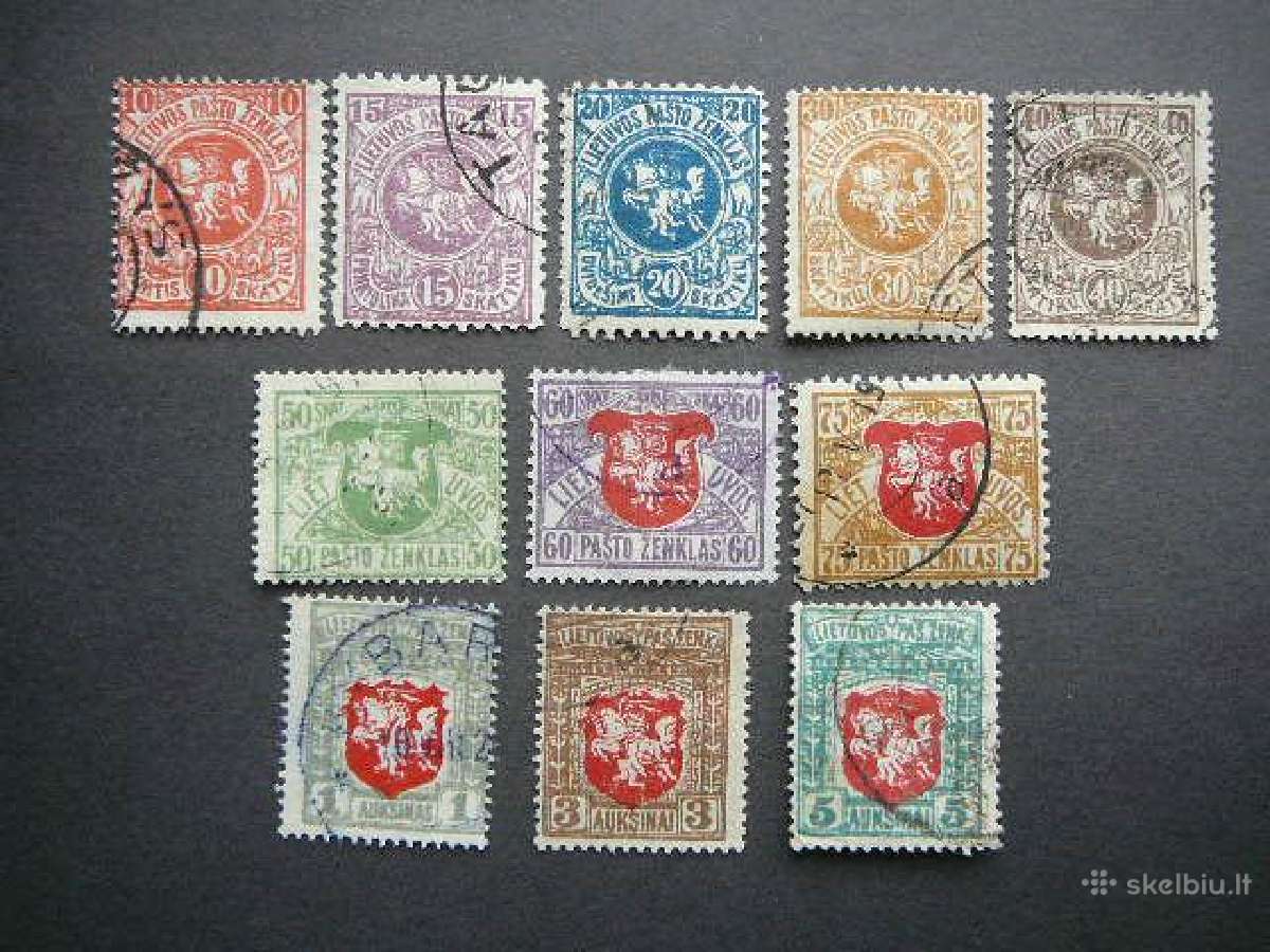 Lietuva 1919 Iv Berlyno laida Arkliai lit50/60a