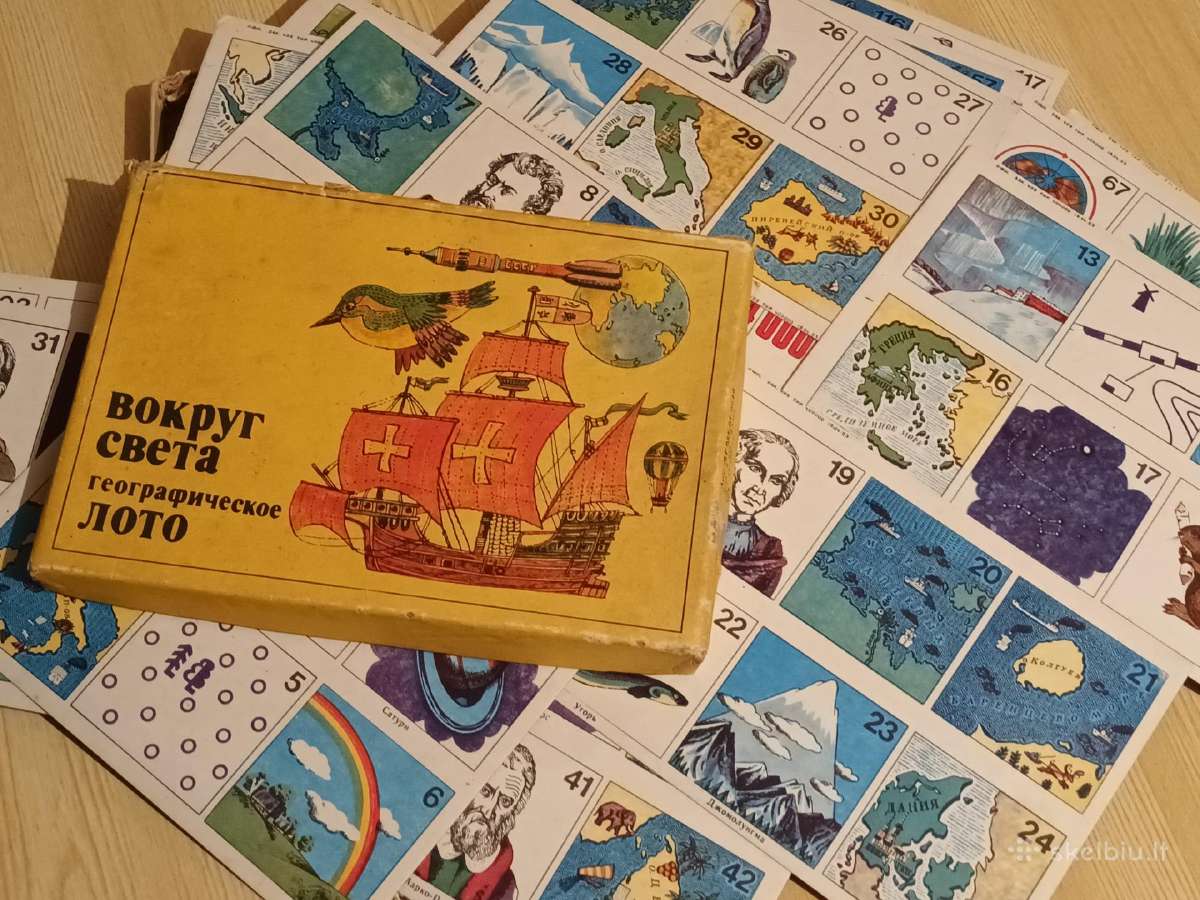 Tarybinis zaidimas loto aplink pasaulio 1975 - nuotraukos Nr. 3