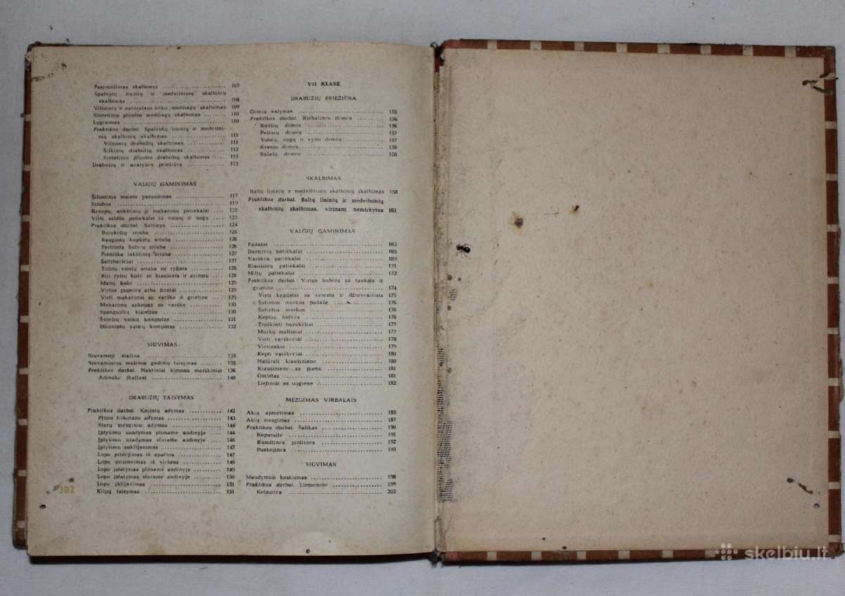 Namų ruoša vadovėlis V-vIII klasei Kaunas 1967 m. - nuotraukos Nr. 15