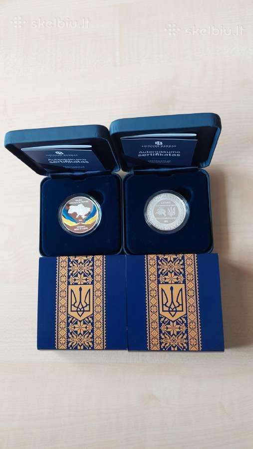 2022m.10 Eur moneta, skirta Ukrainos kovai už lais