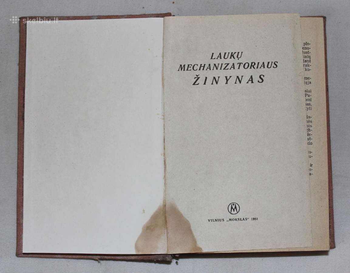 Laukų mechanizatoriaus žinynas 1981 m. - nuotraukos Nr. 2