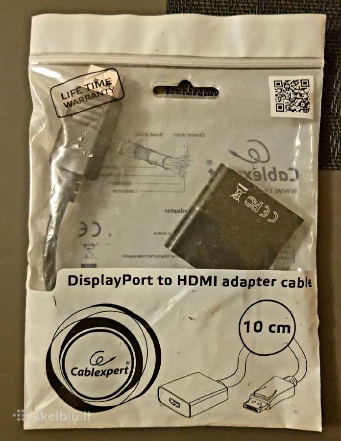 Display port to Hdmi adapteris