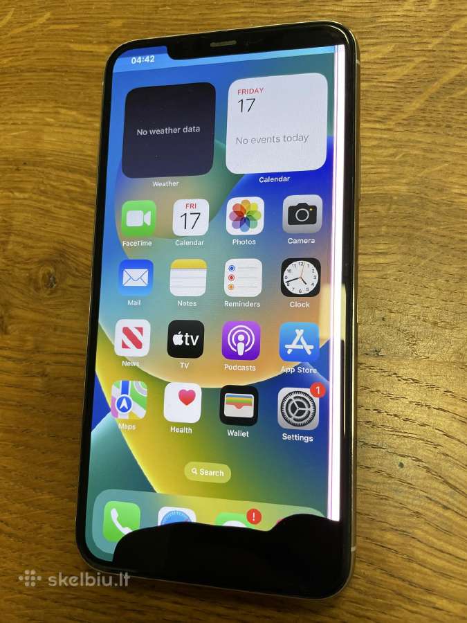 iPhone 11 Pro Max Silver su defektais - Skelbiu.lt