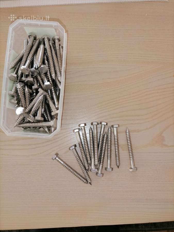 Medsraigtis 8x80 A4 nerūdijantis plienas - nuotraukos Nr. 2