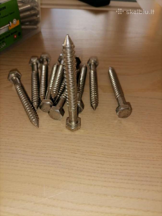 Medsraigtis 8x80 A4 nerūdijantis plienas - nuotraukos Nr. 3
