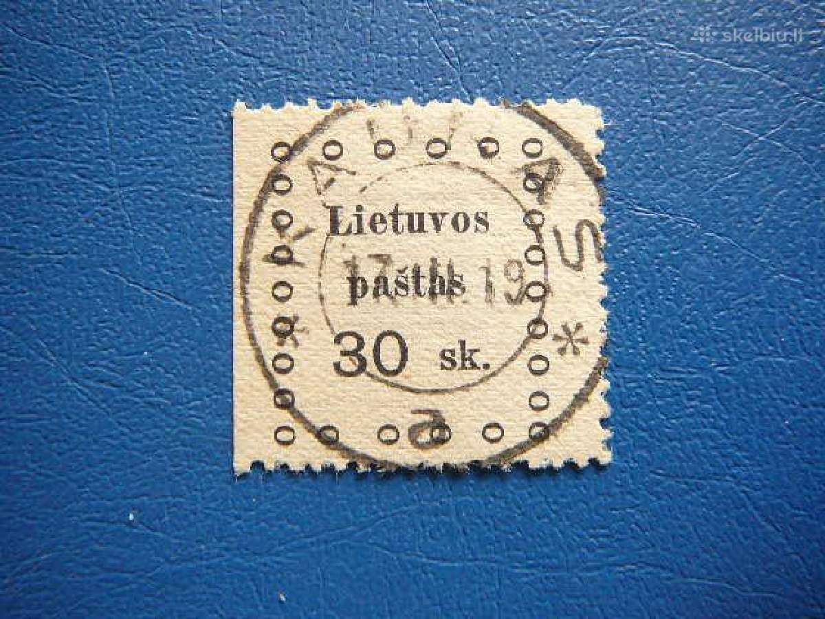 Lietuva 1919 Kauno II laida 30sk. lit16a