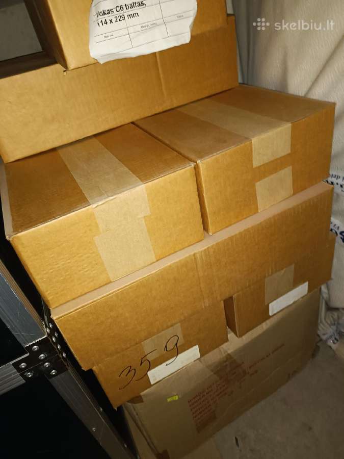 Vokai Postfix, C6, 114 x 162 mm, 1000 vnt. - nuotraukos Nr. 7