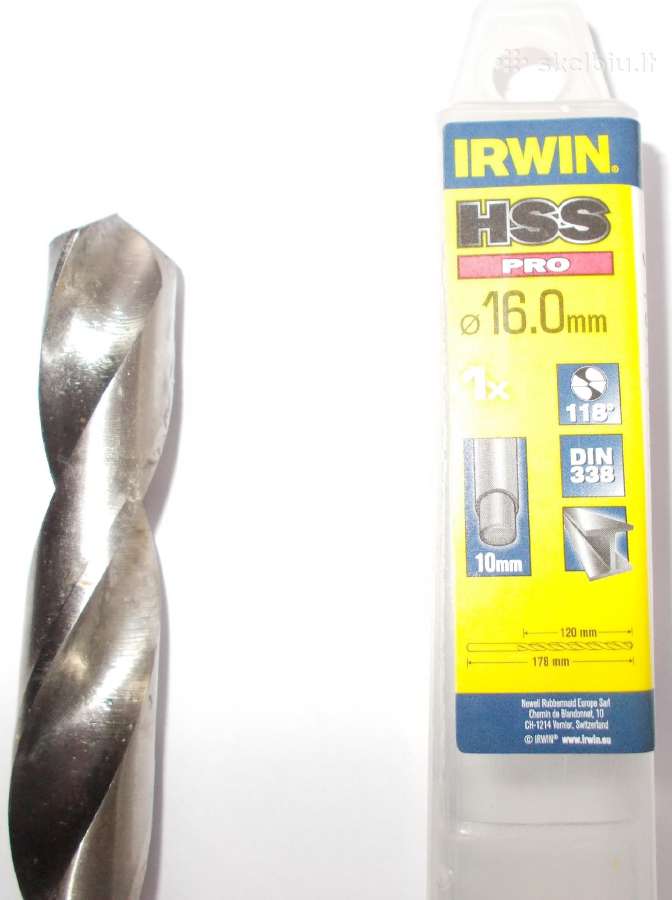 Grąžtas metalui Hss Pro 16,0 - nuotraukos Nr. 3
