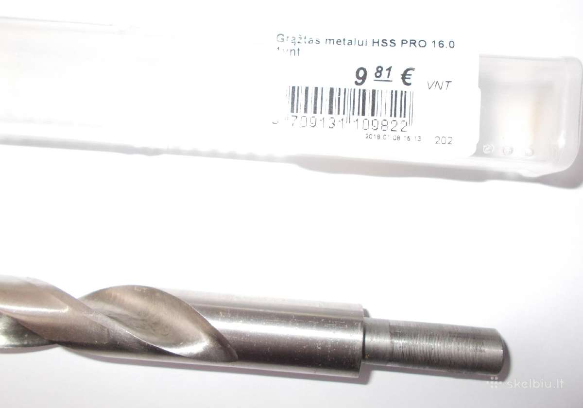 Grąžtas metalui Hss Pro 16,0 - nuotraukos Nr. 5