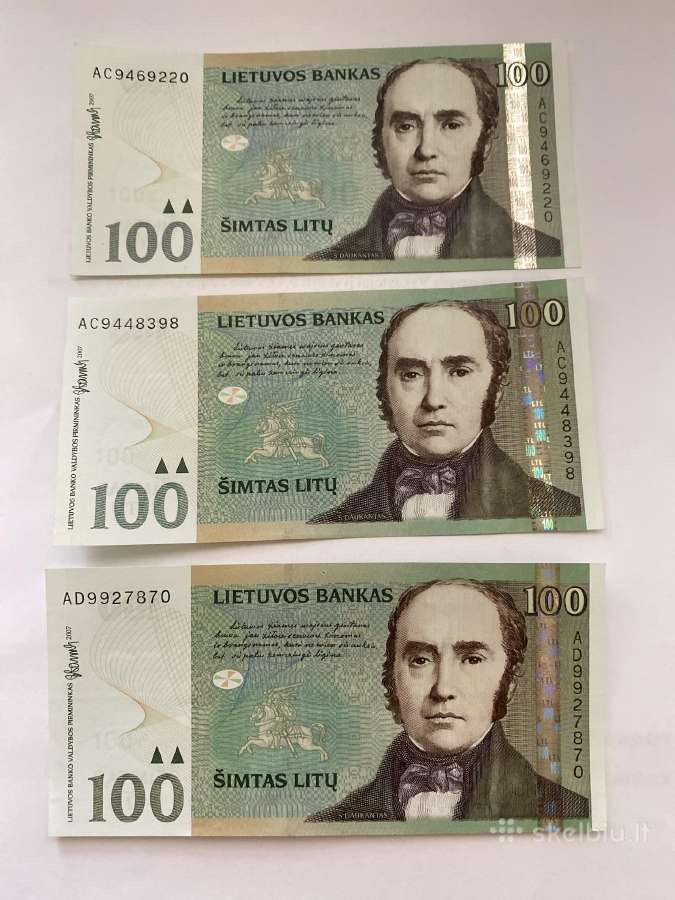 Parduodu litus ,100litų 2007m labai gero stovio