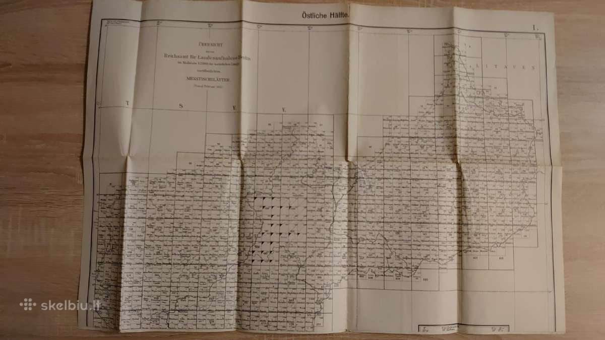 1932 m. Vokietijos Reicho žemių žemėlapis