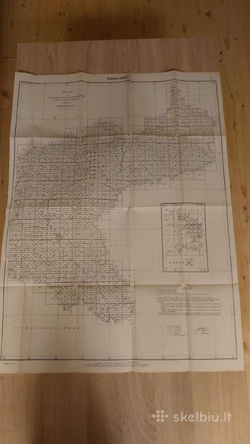 1932 m. Vokietijos Reicho žemių žemėlapis - nuotraukos Nr. 3