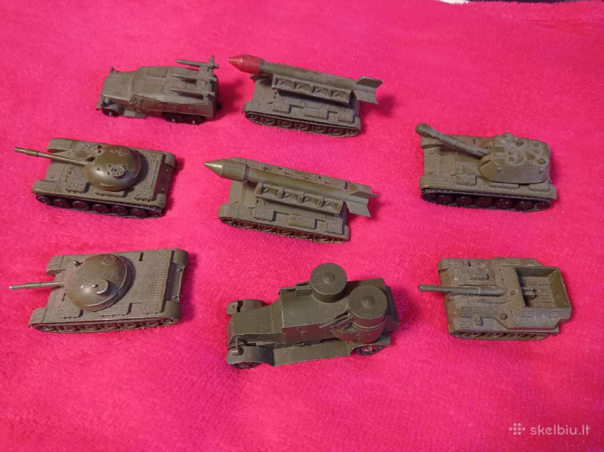 Tanku modeliukai sowjetiniai is metalo 1:72? 1:78? - nuotraukos Nr. 2