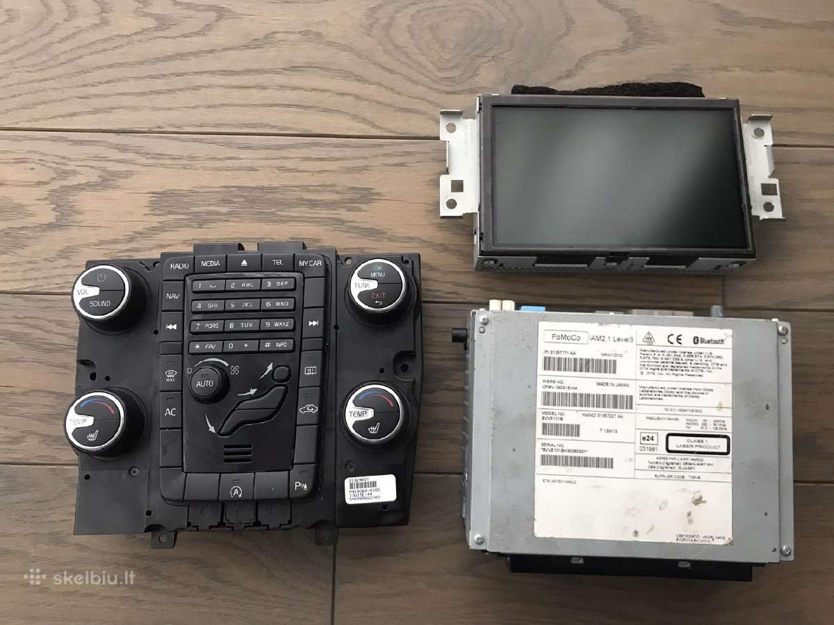 Volvo V60 CD Sat Nav GPS Ekranas Radio S60 X60