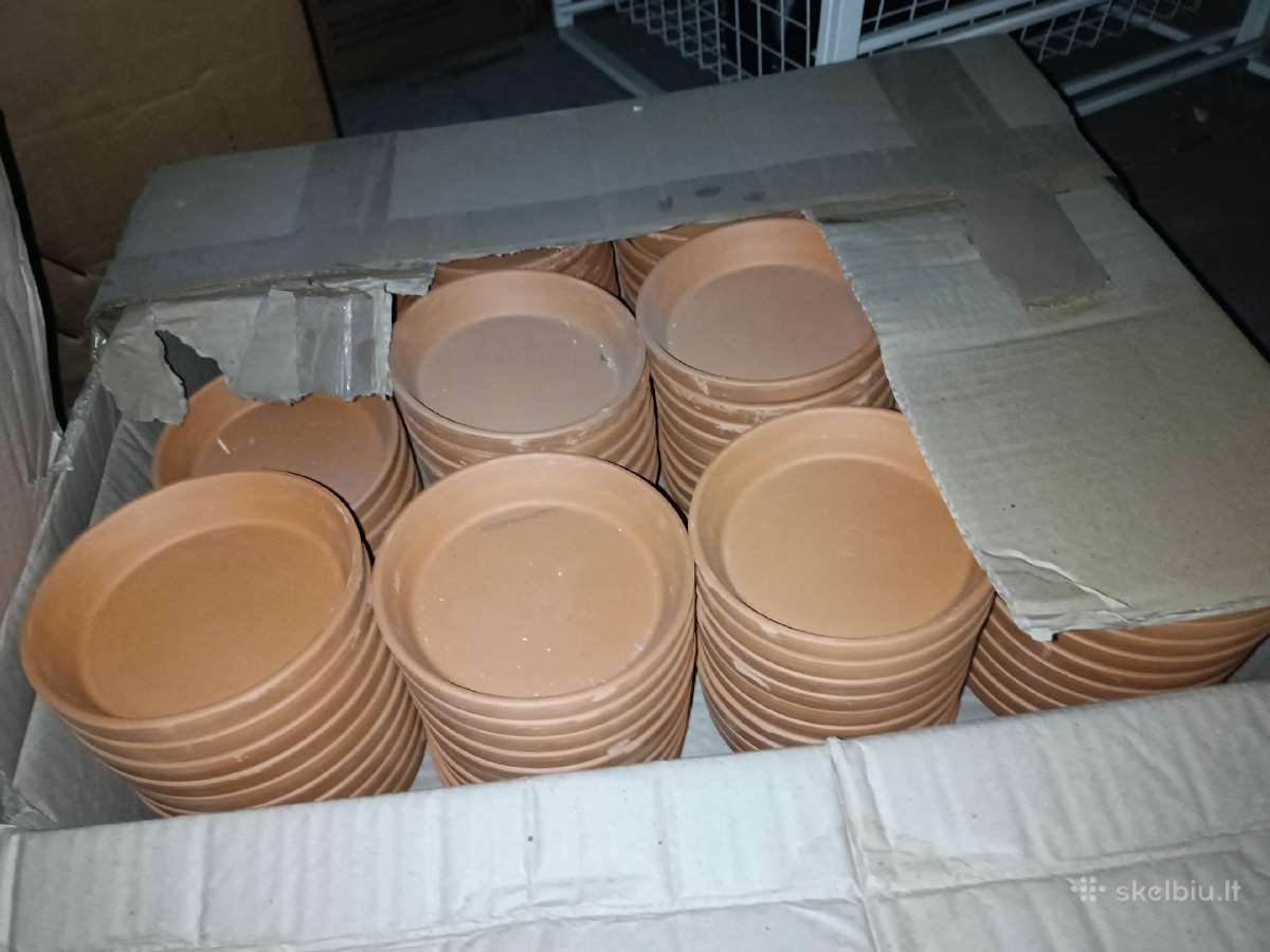 Molinės lėkštutės, 10 cm skersmens vazonui įdėti - nuotraukos Nr. 3