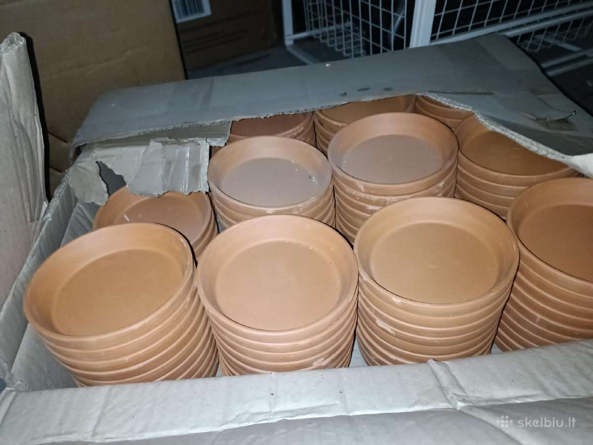 Molinės lėkštutės, 10 cm skersmens vazonui įdėti - nuotraukos Nr. 4