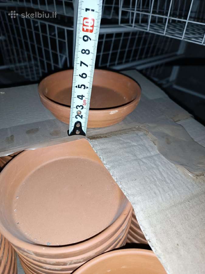 Molinės lėkštutės, 10 cm skersmens vazonui įdėti - nuotraukos Nr. 13