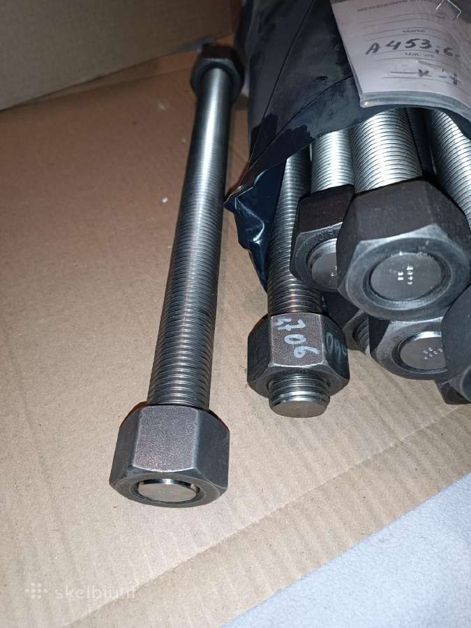 Smeigės su veržlėmis M27 Sa453 Gr.660b