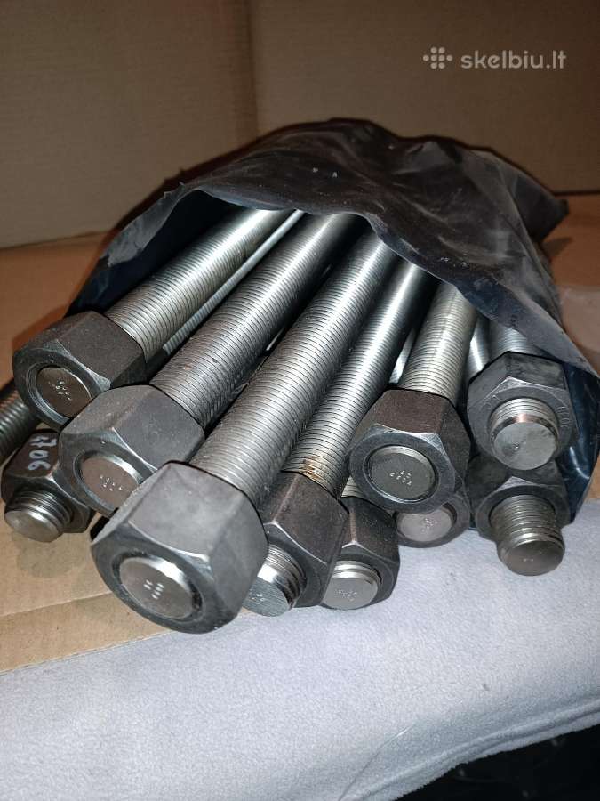 Smeigės su veržlėmis M27 Sa453 Gr.660b - nuotraukos Nr. 3