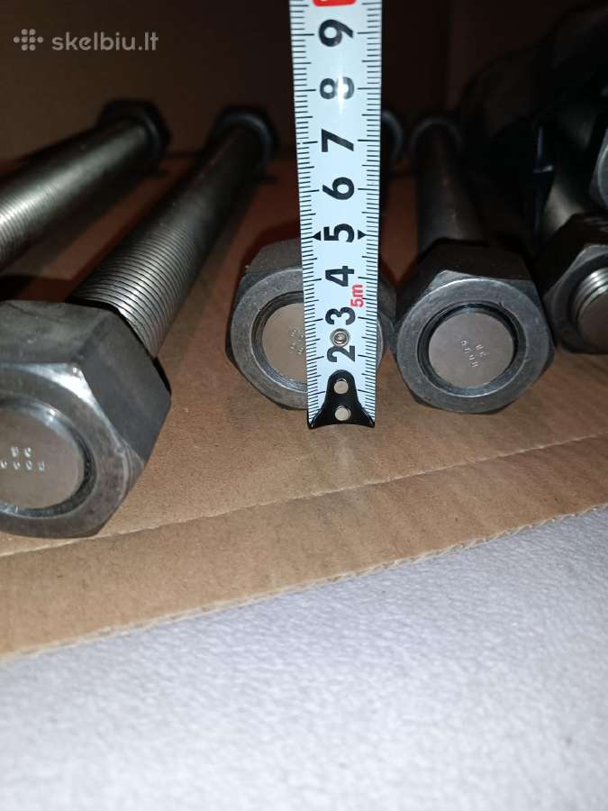 Smeigės su veržlėmis M27 Sa453 Gr.660b - nuotraukos Nr. 8
