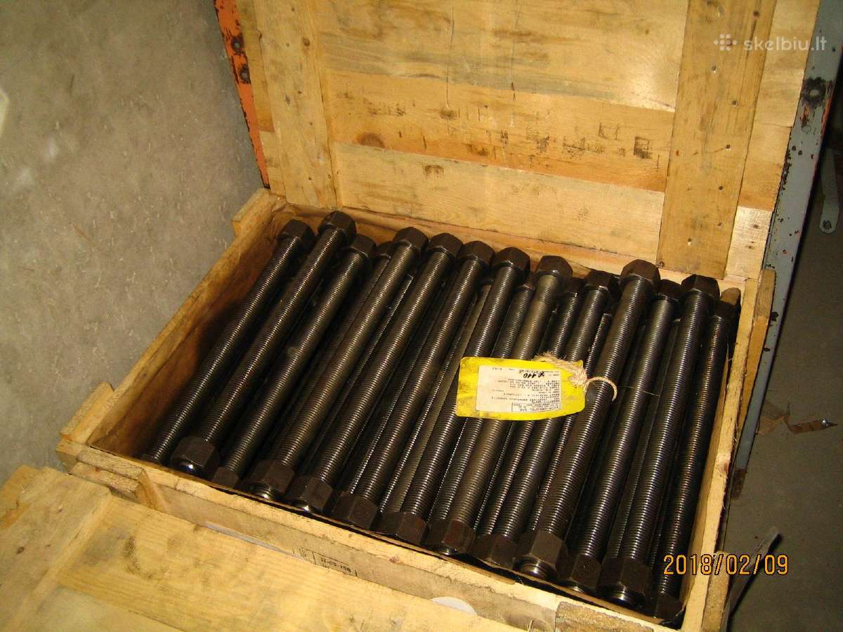 Smeigė M33x500 En10269 1.4923 +2 Veržlės - nuotraukos Nr. 2