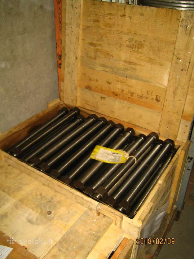 Smeigė M33x500 En10269 1.4923 +2 Veržlės - nuotraukos Nr. 3