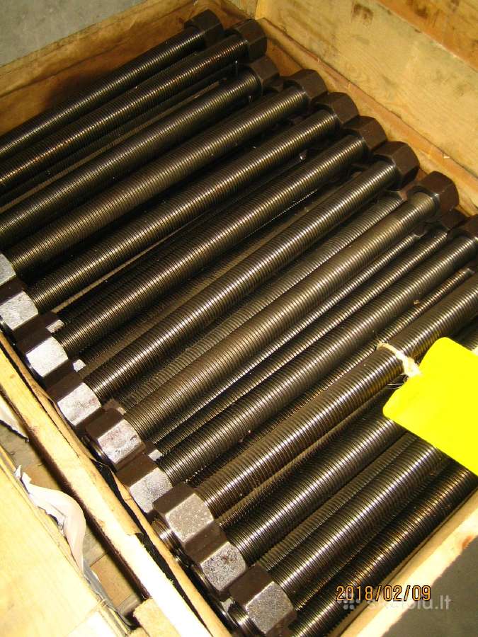 Smeigė M33x500 En10269 1.4923 +2 Veržlės - nuotraukos Nr. 4