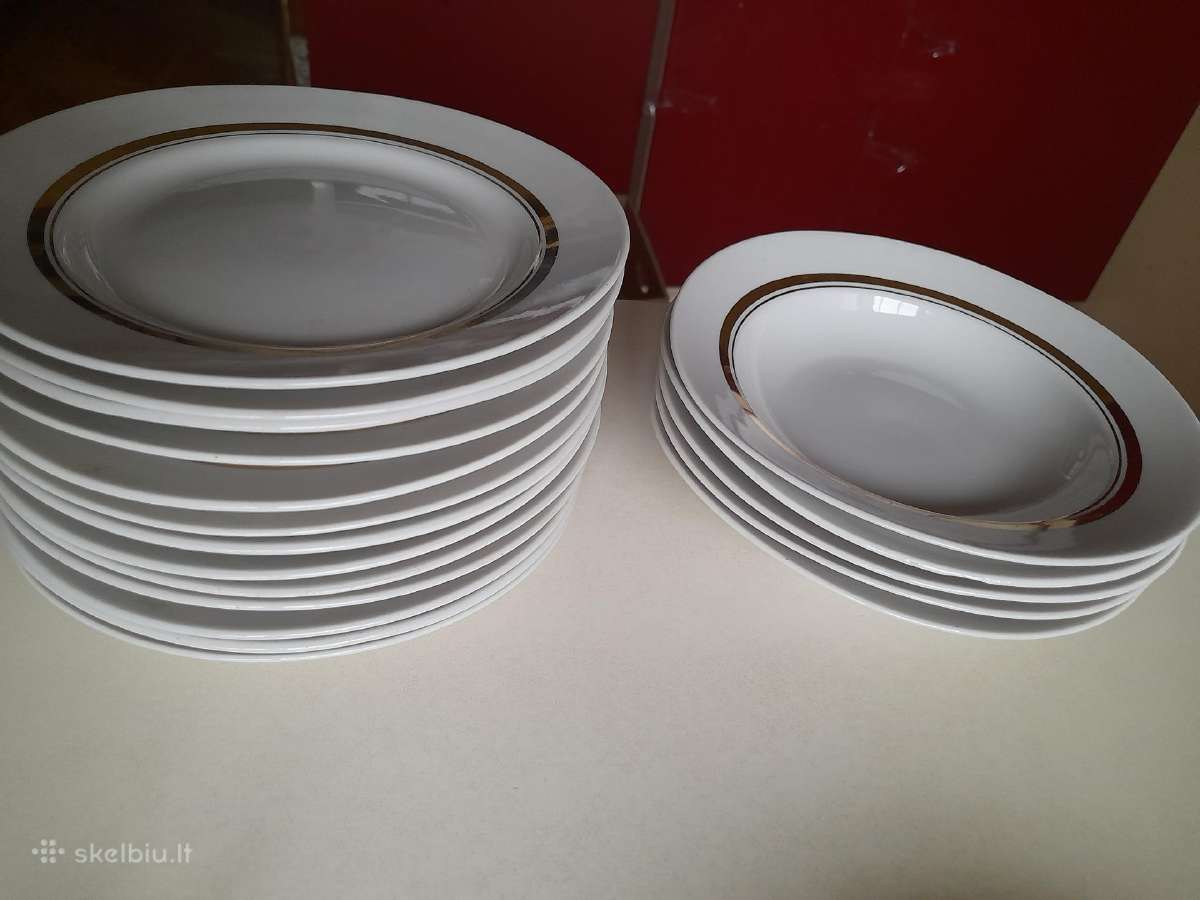 Lėkštės skersmuo 0.20 cm. 13+5 gilesnės - nuotraukos Nr. 2