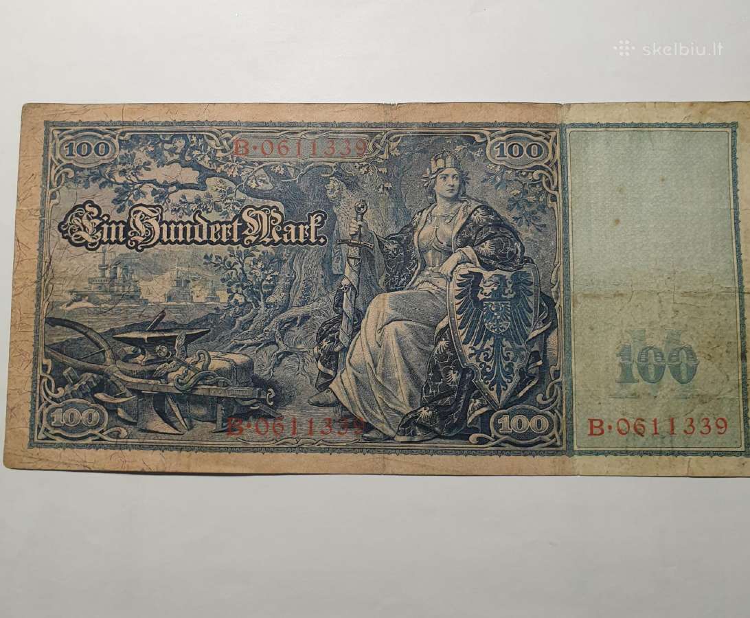 1908 m Vokietijos banknotas