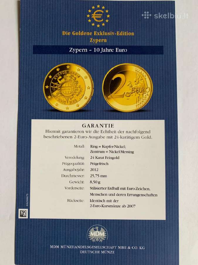 2 eur monetos - nuotraukos Nr. 3