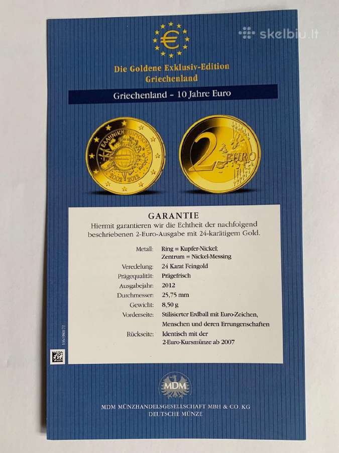 2 eur monetos - nuotraukos Nr. 4