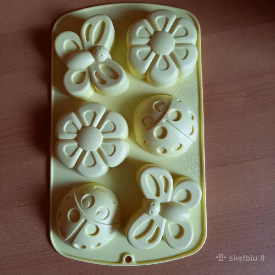 Silikoninės kepimo formelės. - nuotraukos Nr. 2