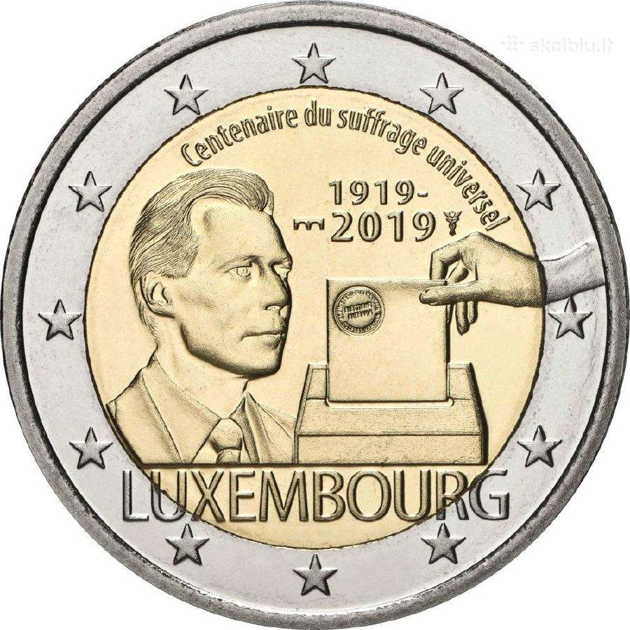 2€ monetos iš bankinio ritinėlio (Unc) - nuotraukos Nr. 3