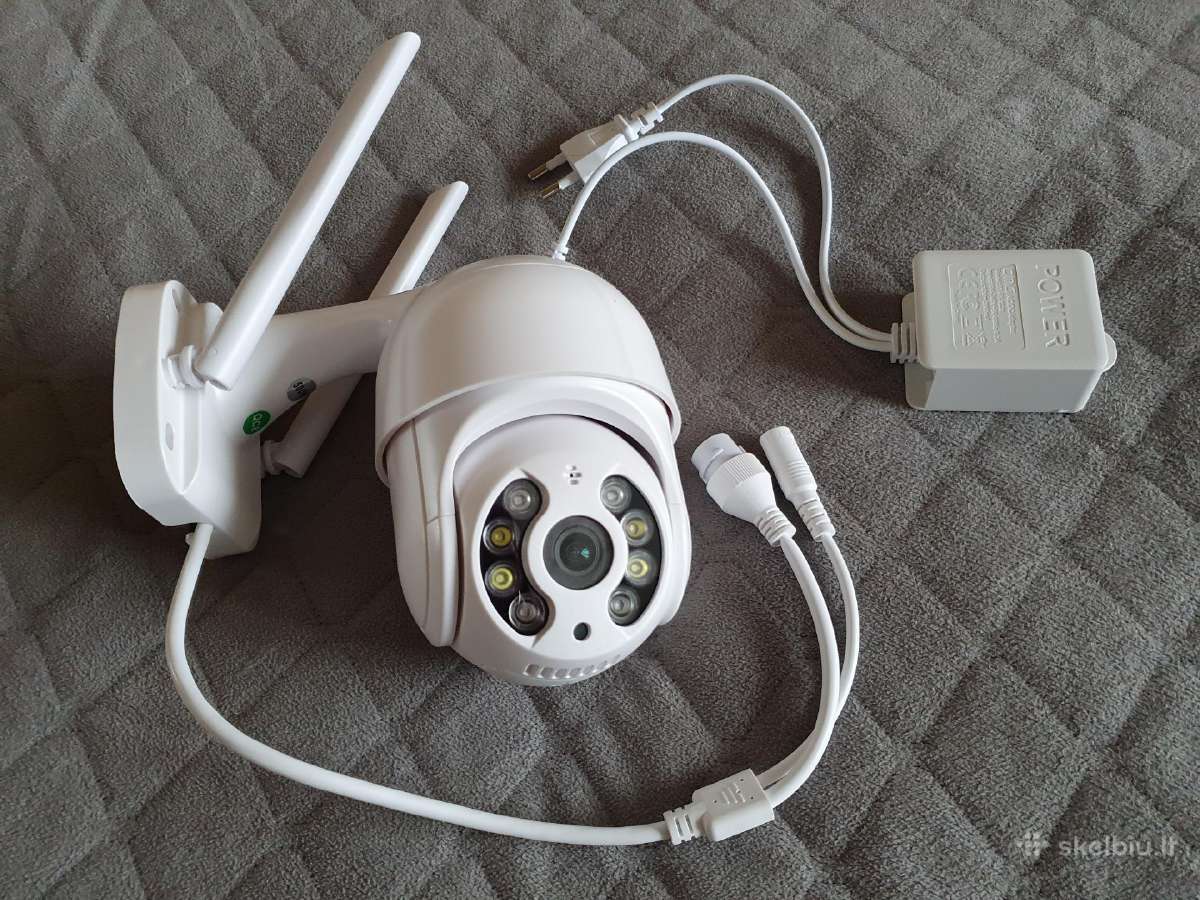 WiFi Kupolinė Lauko Stebėjimo Kamera 3mp, 10mp - nuotraukos Nr. 3