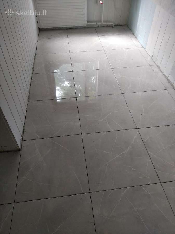 Langu apdaila Balkonu šiltinimas Plyteliu klojimas - nuotraukos Nr. 15