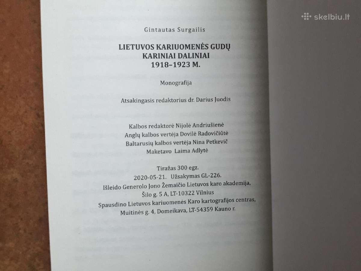 G. Surgailis "Lietuvos kariuomenės kar. daliniai" - nuotraukos Nr. 10