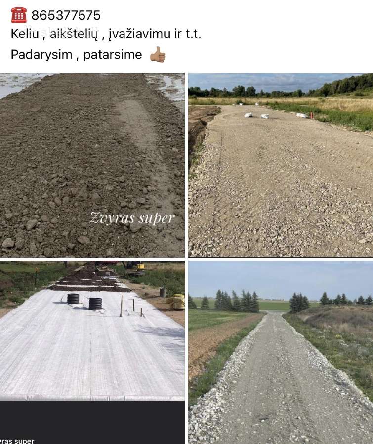 Skalda. Kelinis žvyras. Smėlis. Pagrindams - nuotraukos Nr. 14