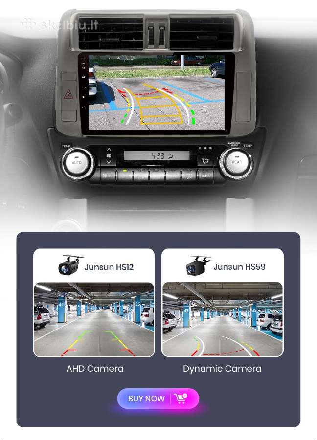 Toyota Land Cruiser Prado 2002-2018 android - nuotraukos Nr. 9