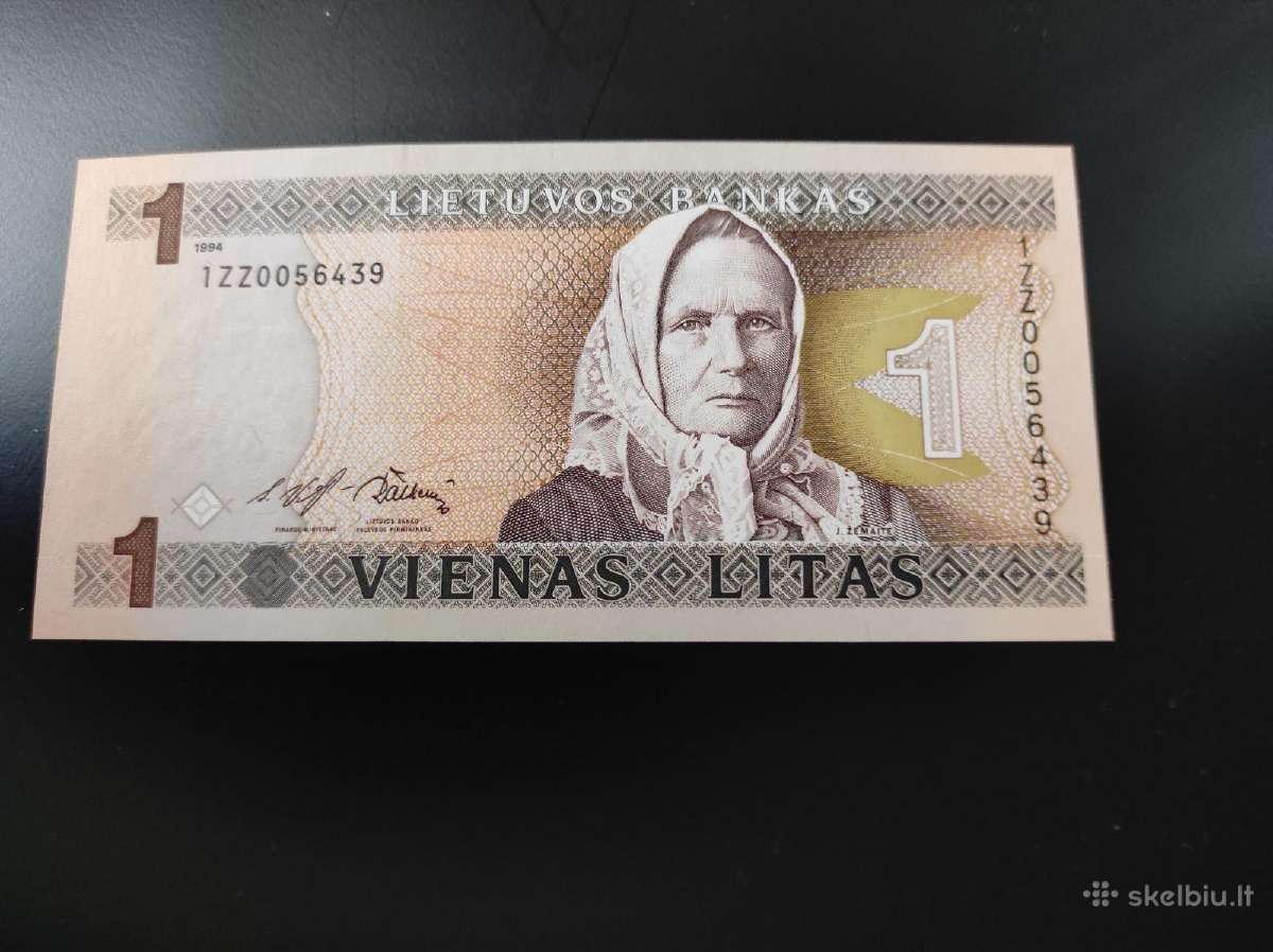 Litų banknotai (nauji) - nuotraukos Nr. 7